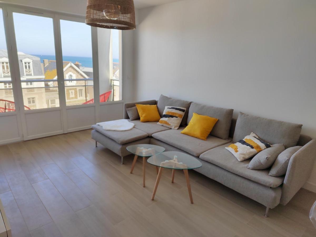 Ker Romain - Sea View - 3 Bedrooms Appt Saint-Malo Zewnętrze zdjęcie